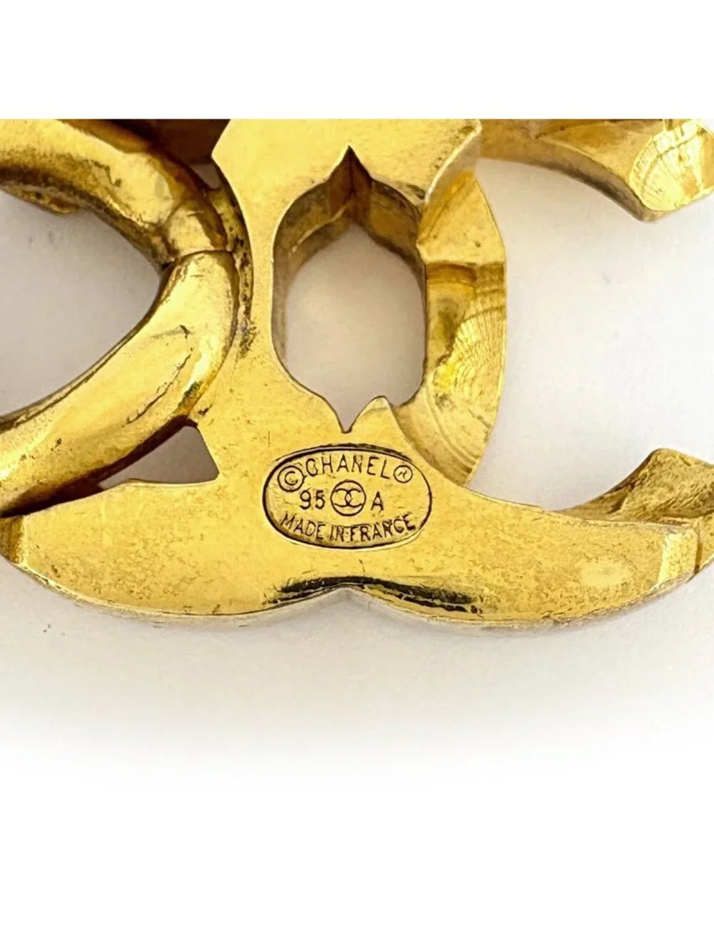 Chanel CC Logo Chain Bracelet Turnlock Gold Plated